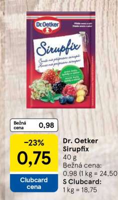 Dr. Oetker sirupfix