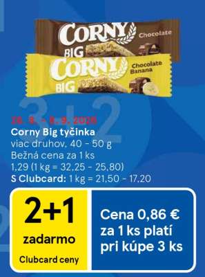 CORNY BIG TYČINKA