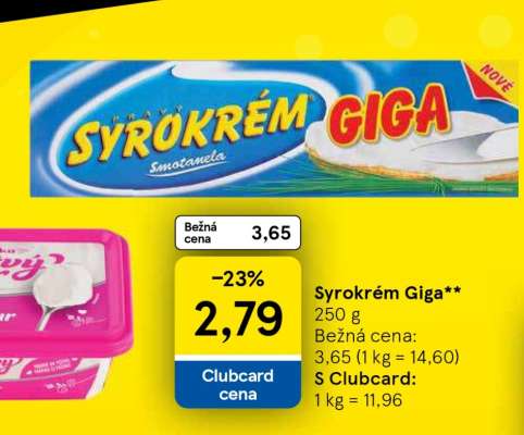 Syrokrém GIGA