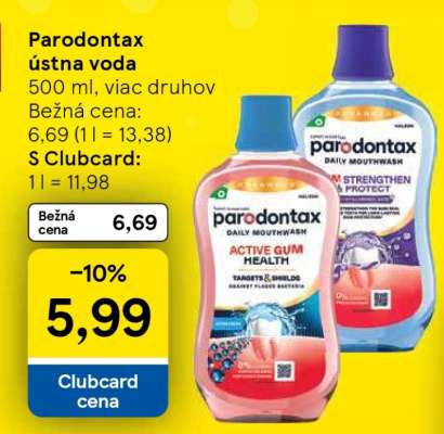 PARODONTAX Ústna voda