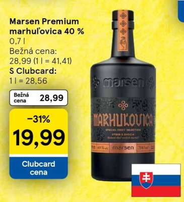 Marsen premium marhuľovica 40 %