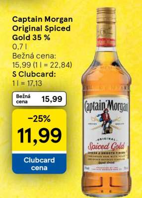 Captain Morgan Original Spiced Gold 35 %