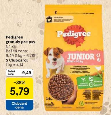 Pedigree granuly pre psy