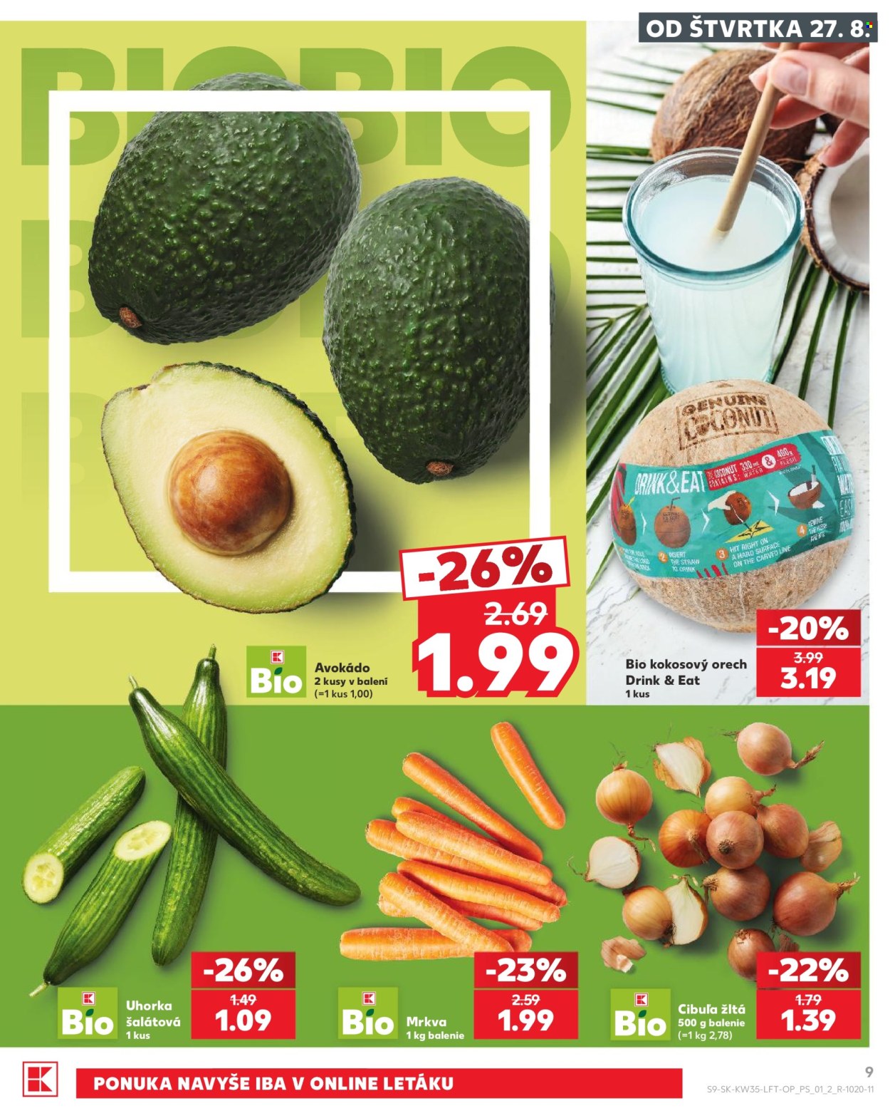 Leták Kaufland - 27.8.2026 - 2.9.2026. Strana 9