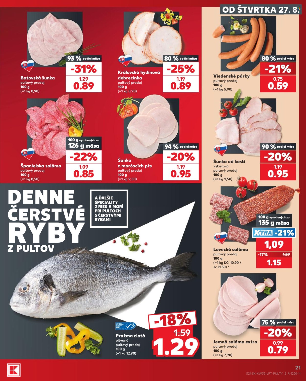 Leták Kaufland - 27.8.2026 - 2.9.2026. Strana 21