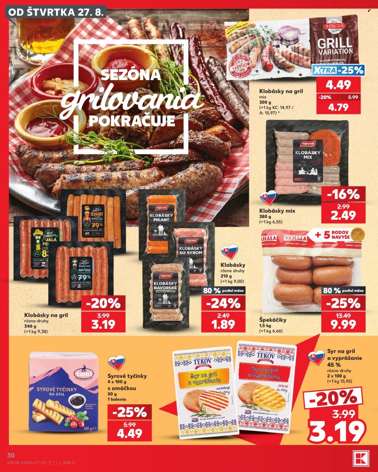 Leták Kaufland - 27.8.2026 - 2.9.2026. Strana 30