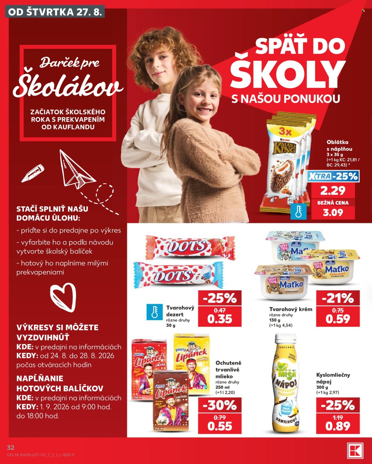 Leták Kaufland - 27.8.2026 - 2.9.2026. Strana 32