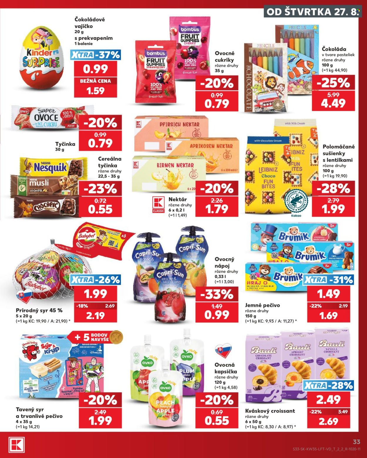 Leták Kaufland - 27.8.2026 - 2.9.2026. Strana 33