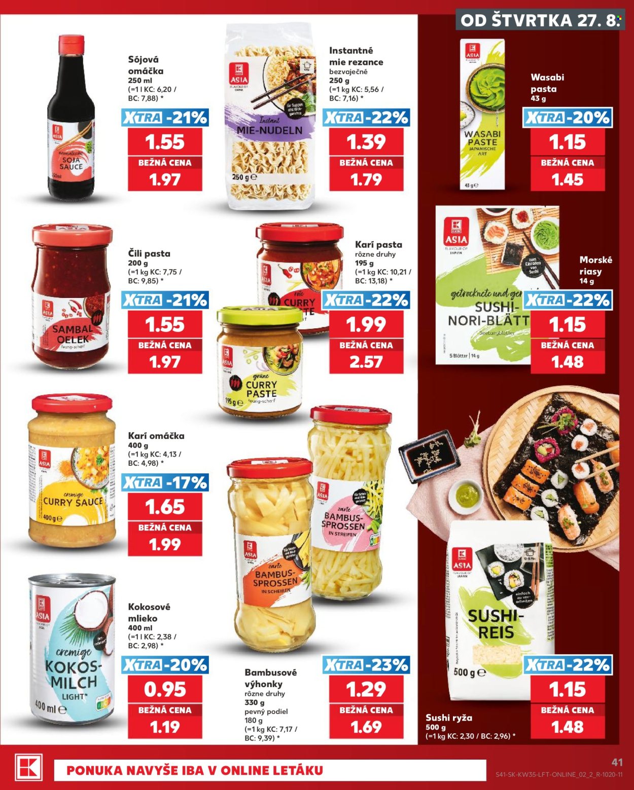 Leták Kaufland - 27.8.2026 - 2.9.2026. Strana 41