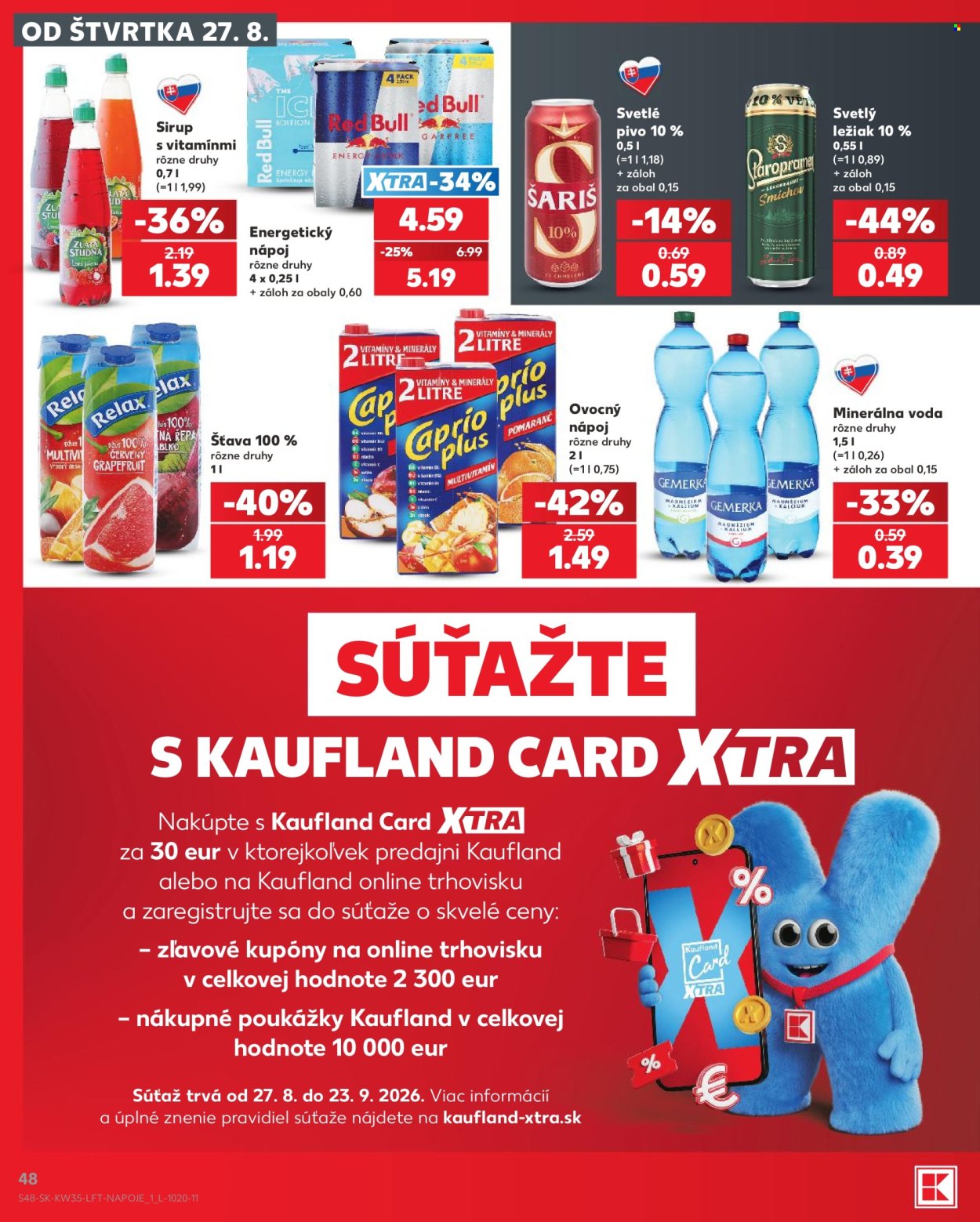 Leták Kaufland - 27.8.2026 - 2.9.2026. Strana 48