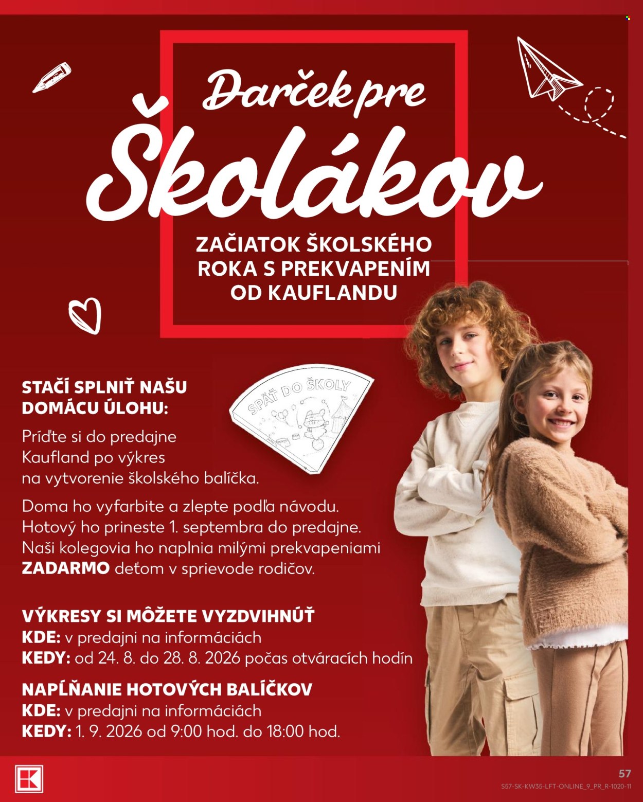 Leták Kaufland - 27.8.2026 - 2.9.2026. Strana 57
