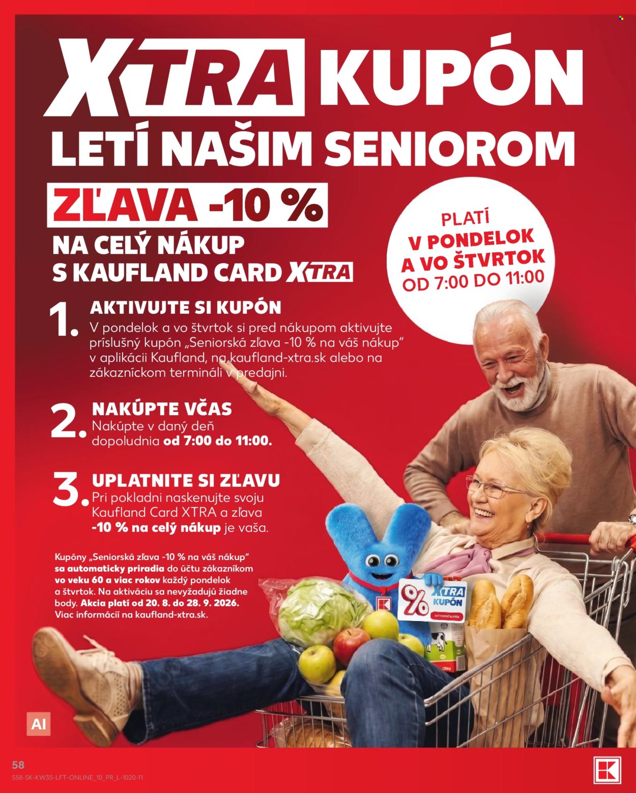 Leták Kaufland - 27.8.2026 - 2.9.2026. Strana 58