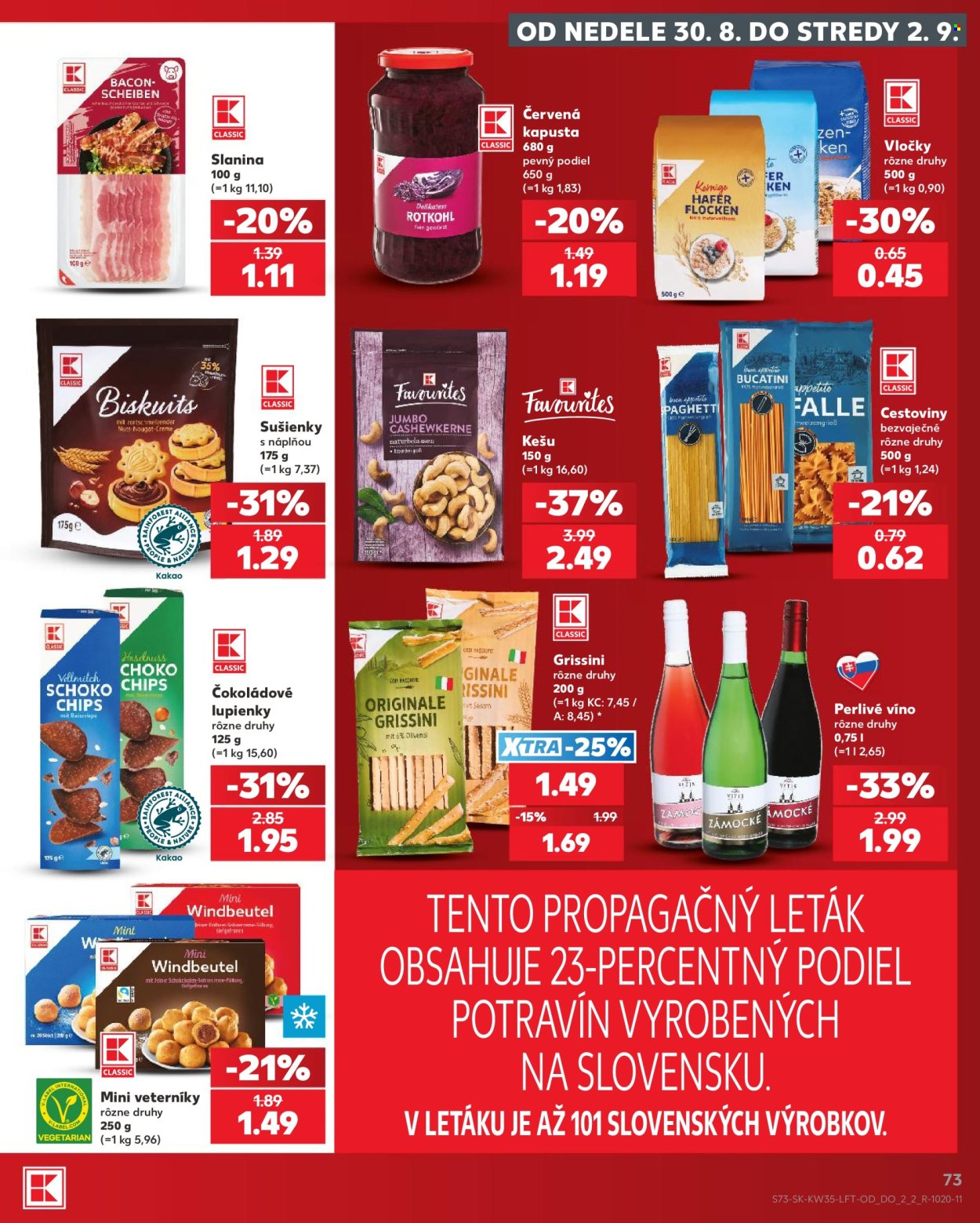 Leták Kaufland - 27.8.2026 - 2.9.2026. Strana 73