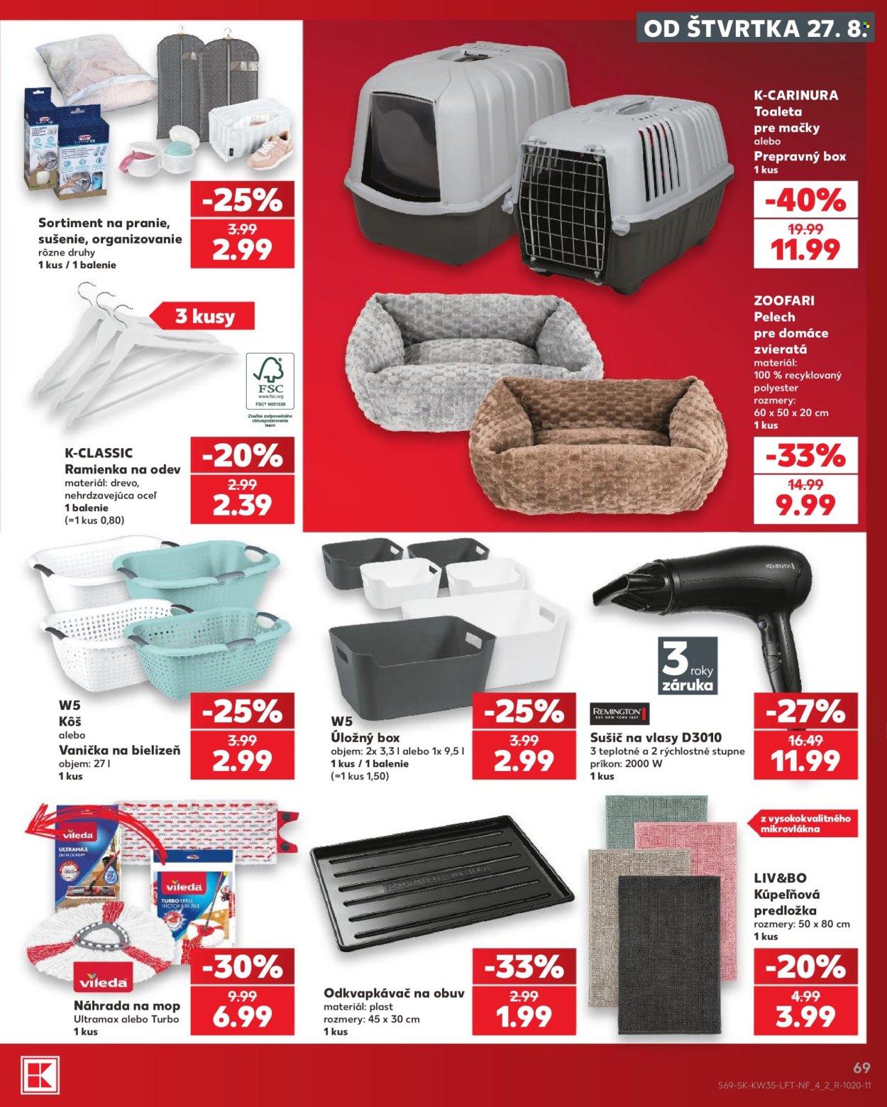 Leták Kaufland - 27.8.2026 - 2.9.2026. Strana 69