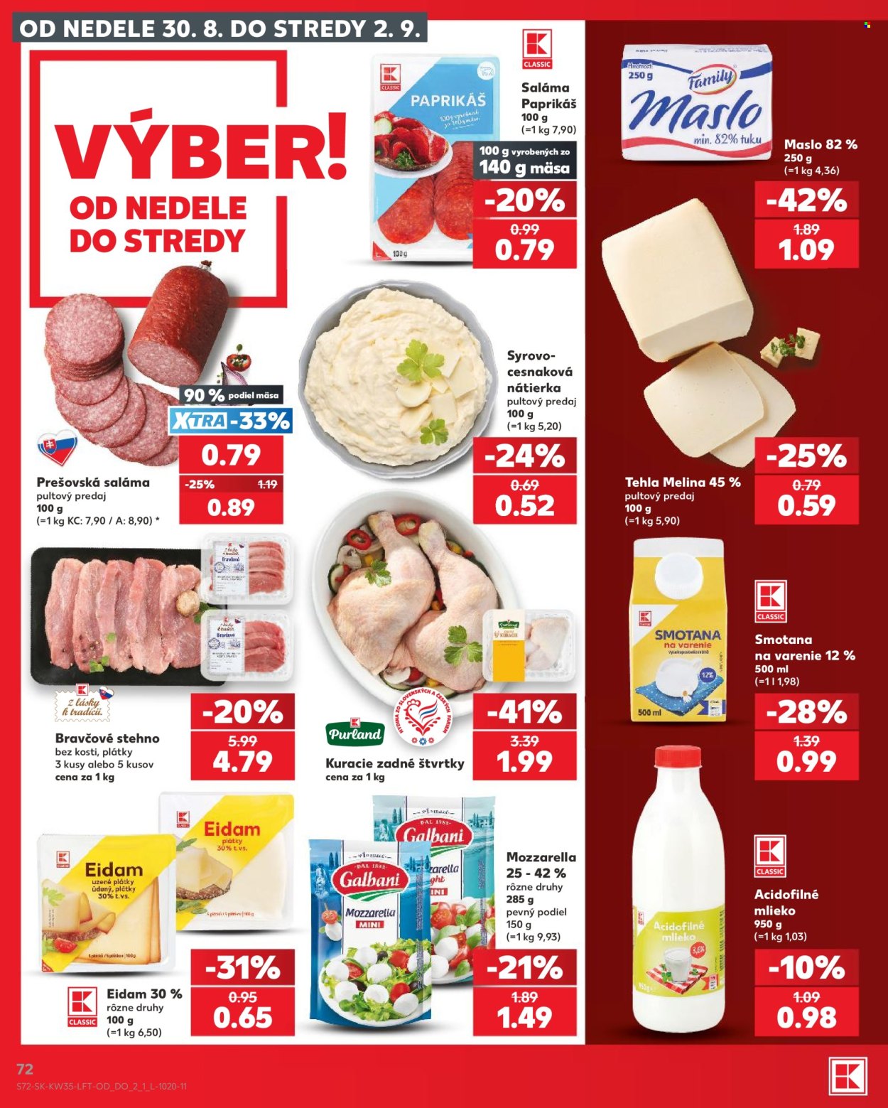 Leták Kaufland - 27.8.2026 - 2.9.2026. Strana 72