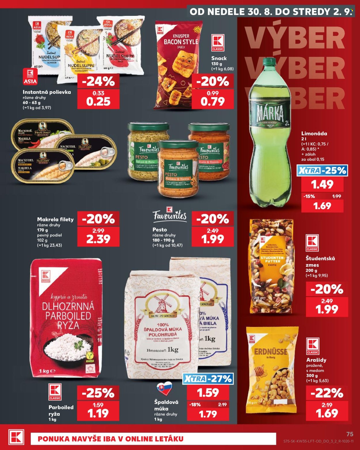 Leták Kaufland - 27.8.2026 - 2.9.2026. Strana 75