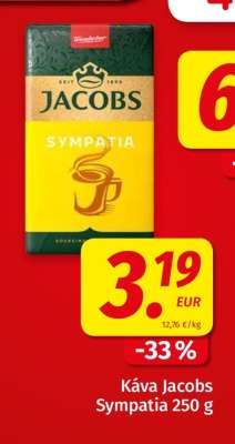 Káva Jacobs Sympatia, 250 g