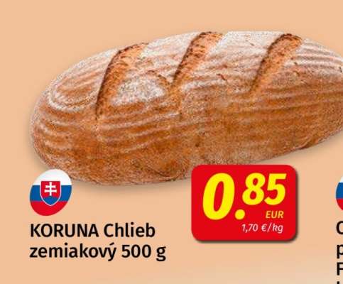 KORUNA Chlieb zemiakový 500 g