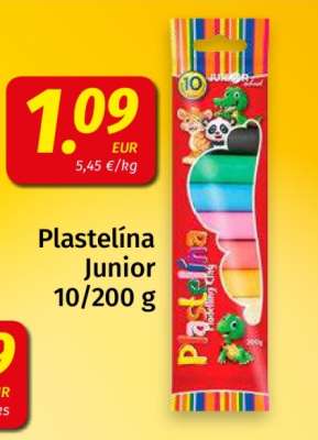 Plastelína Junior 10/200 g