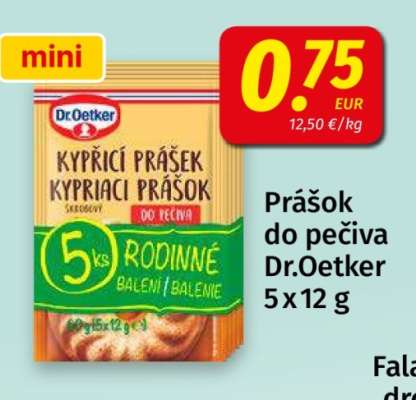 Prášok do pečiva Dr.Oetker 5 x 12 g