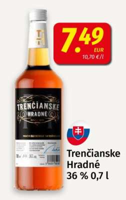 Trenčianske Hradné 36 % 0,7 l
