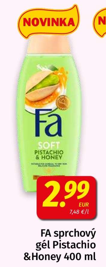 FA sprchový gél Pistachio &Honey 400 ml