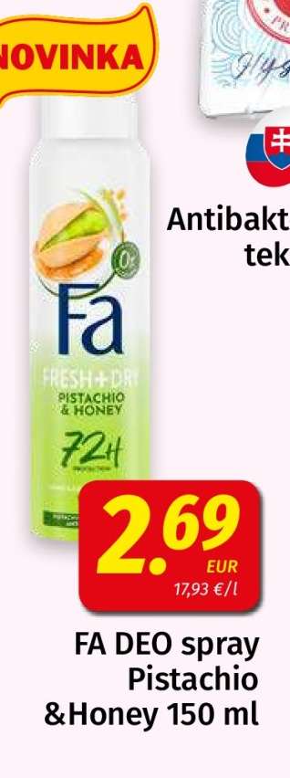 FA DEO spray Pistachio & Honey 150 ml