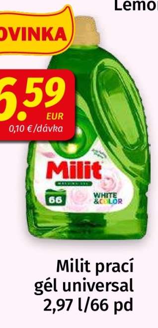 Milit prací gél universal