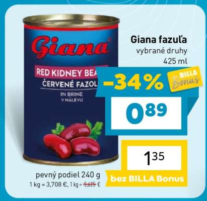 Giana fazuľa