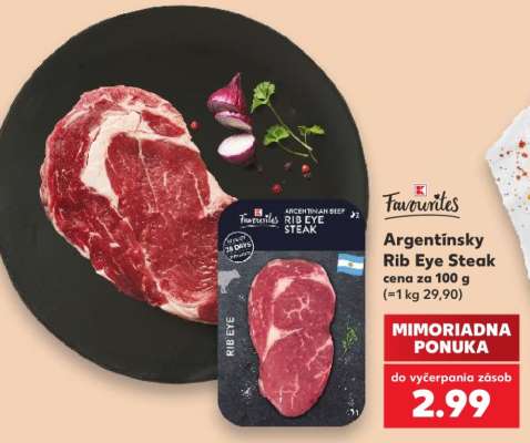 Argentínsky Rib Eye Steak