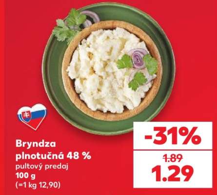 Bryndza plnotučná 48 %