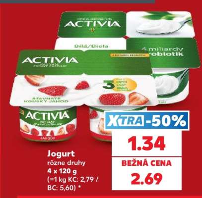 Jogurt rôzne druhy