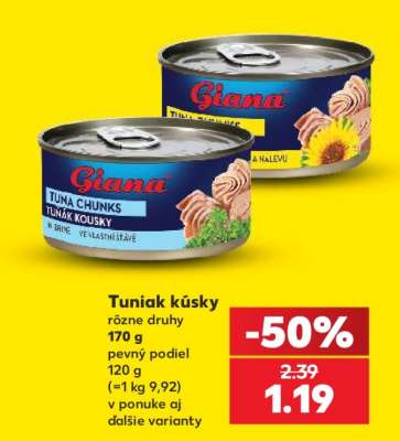 Tuniak kúsky