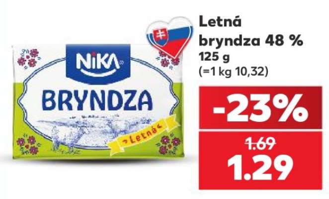 Letná bryndza 48 %
