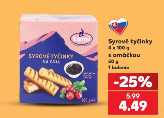 Syrové tyčinky