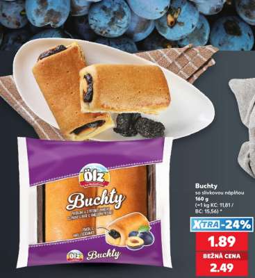 Buchty so slivkovou náplňou