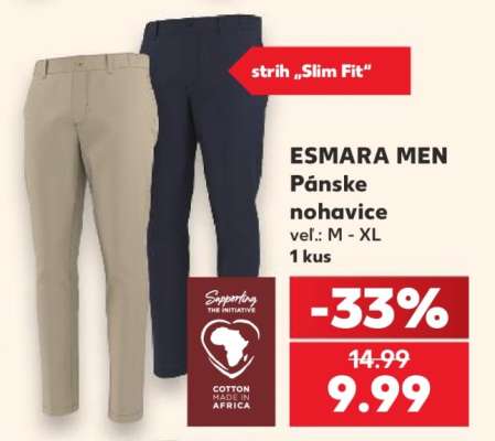 ESMARA MEN Pánske nohavice