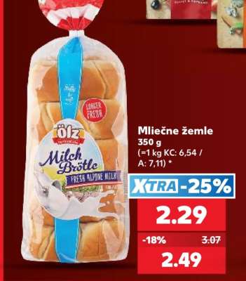 Mliečne žemle