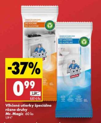 Vlhčené utierky špeciálne rôzne druhy