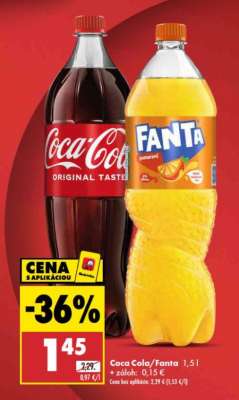 Coca Cola/Fanta 1,5 l