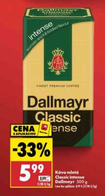 Káva mletá Classic Intense Dallmayr 500 g