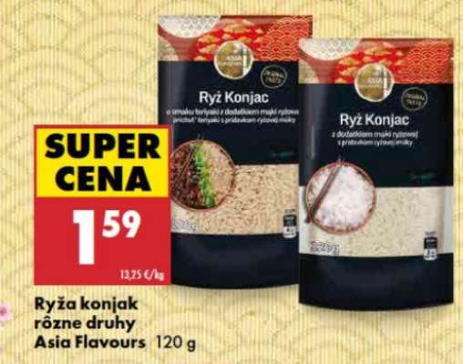 Ryža konjak rôzne druhy Asia Flavours