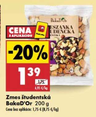 Zmes študentská BakaD’Or 200 g