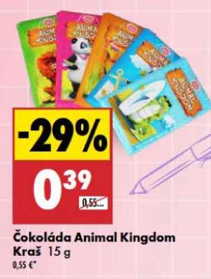 Čokoláda Animal Kingdom Kraš 15 g
