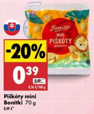 Piškóty mini Bonitki 70 g