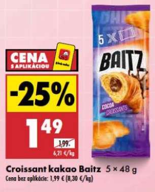 Croissant kakao Baitz 5 × 48 g