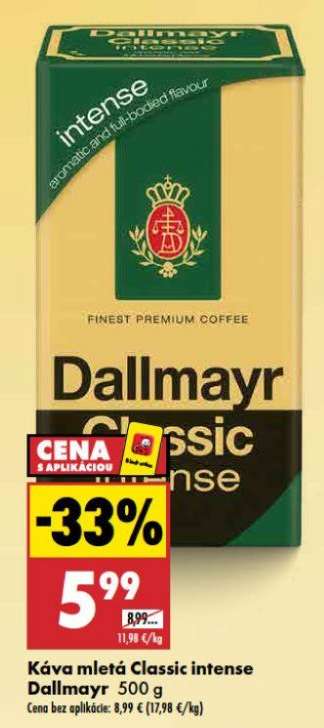 Káva mletá Classic Intense Dallmayr 500 g