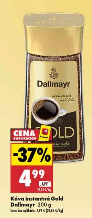 Káva instantná Gold Dallmayr 200 g