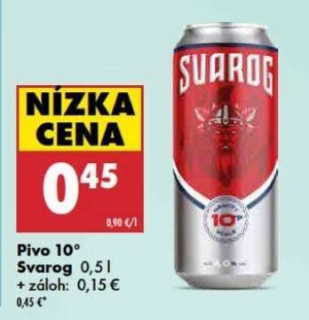 Pivo 10° Svarog 0,5 l