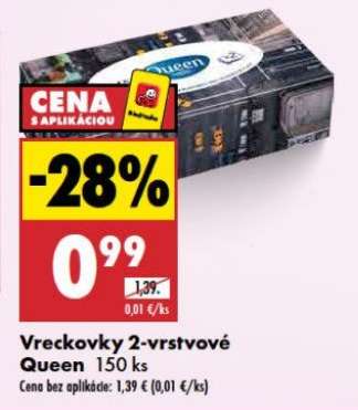 Vreckovky 2-vrstvové Queen 150 ks